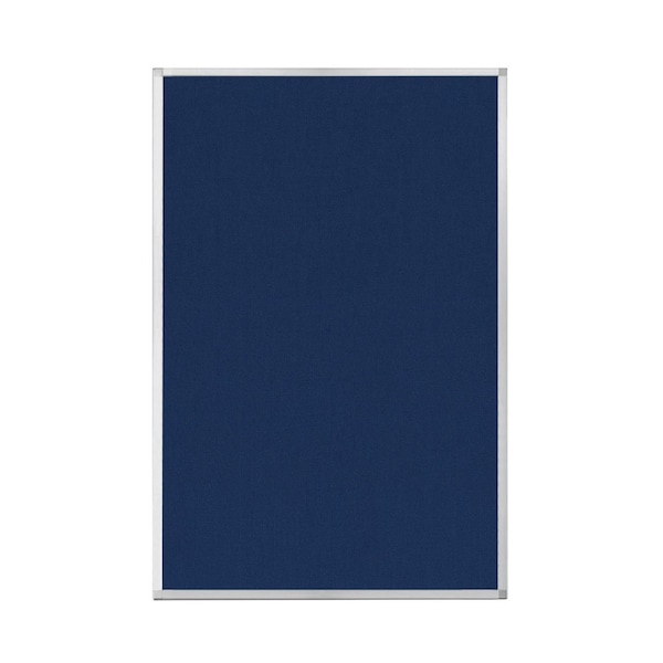 Hush Panel Configurable Cubicle Partition 6' x 4' Navy Blue Fabric